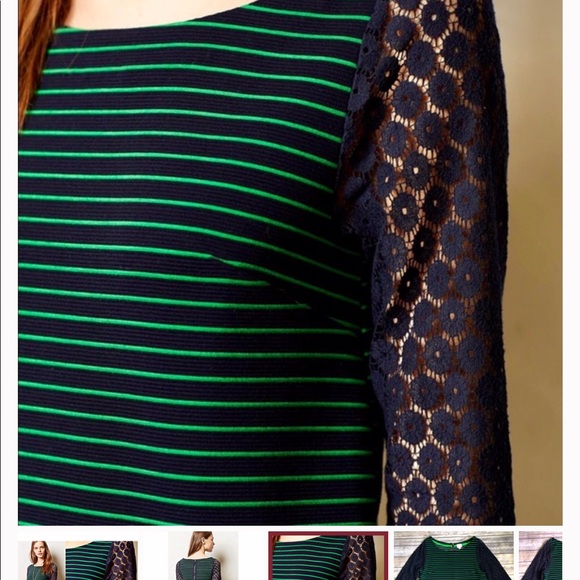 Anthro Lace Sleeve Tunic - Picture 3 of 8